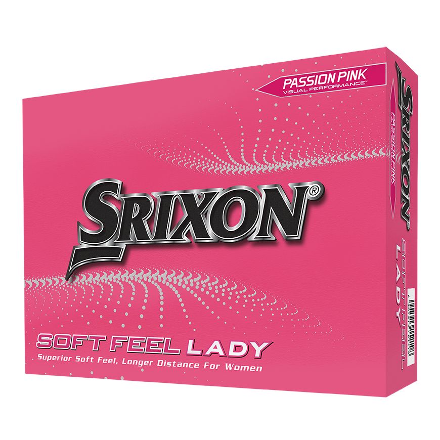 BOLAS DE GOLF SRIXON SOFT FEEL LADY PINK PACK 12 BOLAS